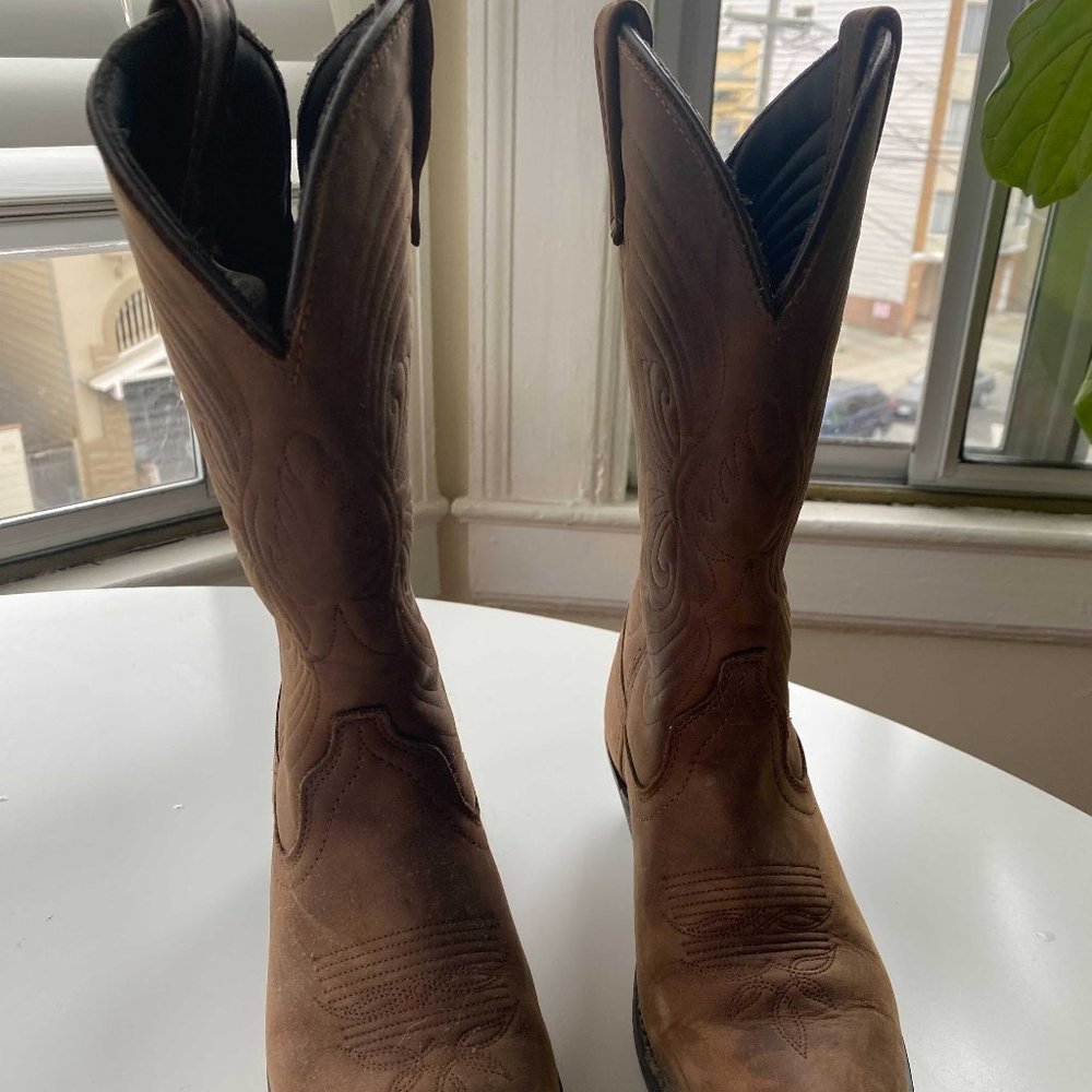 Masterson Boot Co. Womens Leather Cowboy Boots